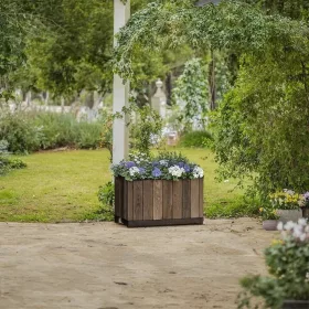 Deco tégla alakú műanyag virágláda 81 l