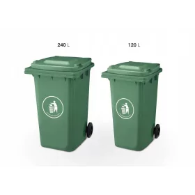 Hulladéktároló 240L ZÖLD