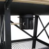 MIR418 nagy méretű szenes grill