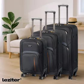 TraveLux light közepes bőrönd puha 68x45x25 cm