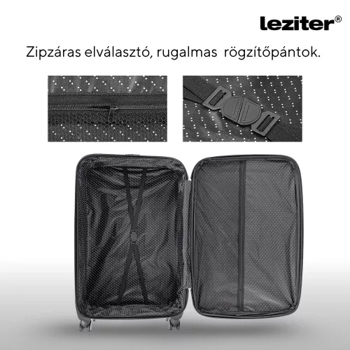 TraveLux light közepes bőrönd puha 68x45x25 cm