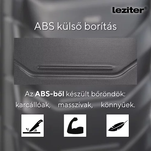 TraveLux Max kézipoggyász keményfedeles levehető kerékkel 40x30x20 cm