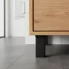 Uni bútorláb 100 mm fekete