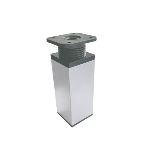Uni bútorláb 100 mm ezüst