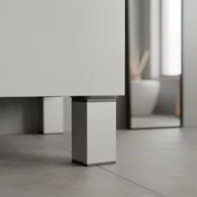 Uni bútorláb 60 mm ezüst