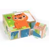 Fakocka puzzle, kirakós fajáték