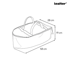 Etetőhajó táska C,X,Z,V modellekhez 58x28x19 cm zöld