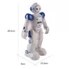 Cady robot intelligens, érzékelős, interaktív játék kék