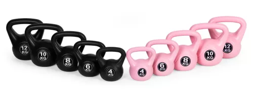 Kettlebell 8 kg fekete