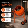 Mixer 140 betonkeverő 220V 550W 140 l