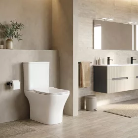   Nile monoblokkos kompakt WC hátsó kifolyással soft close ülőkével