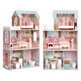 Barbie babaház bútorral
