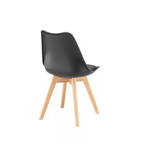 Silla étkezőszék 4 db fekete színben