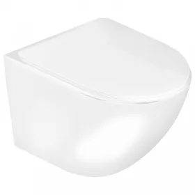 Delos WH fali rimless WC soft-close ülőkével