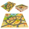 Hab szivacs játszószőnyeg szafari puzzle 9db 93x93cm