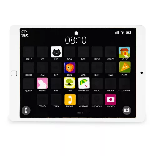 Mágneses fa tablet számokkal