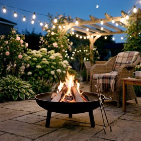 Hordozható tűzrakó 58 cm