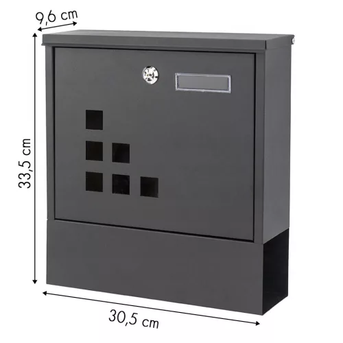 Acél postaláda