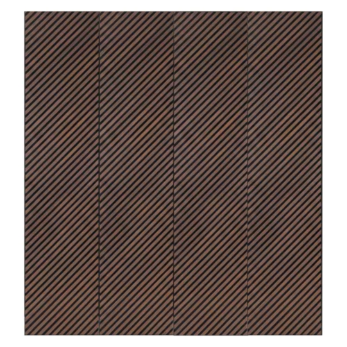 Akusztikus falpanel Deco I dió hatású 260x60x1,8 cm