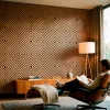 Akusztikus falpanel Deco IV bambusz hatású 60x60x1,8 cm
