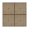 Akusztikus falpanel Deco V bambusz hatású 60x60x1,8 cm