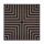 Akusztikus falpanel Deco V dió hatású 60x60x1,8 cm