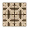 Akusztikus falpanel Deco VI bambusz hatású 60x60x1,8 cm
