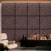 Akusztikus falpanel Deco VI olajos tölgy hatású 60x60x1,8 cm