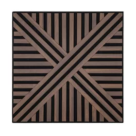 Akusztikus falpanel Deco VI dió hatású 60x60x1,8 cm