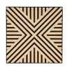 Akusztikus falpanel Deco VII bambusz hatású 60x60x1,8 cm