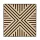 Akusztikus falpanel Deco VII bambusz hatású 60x60x1,8 cm