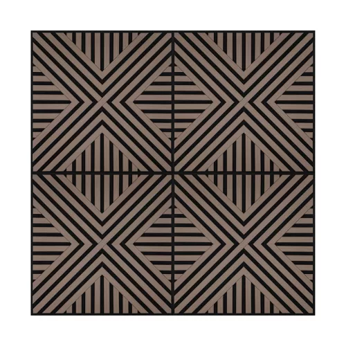 Akusztikus falpanel Deco VII olajos tölgy hatású 60x60x1,8 cm