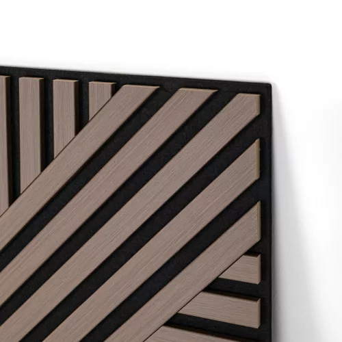 Akusztikus falpanel Deco VII olajos tölgy hatású 60x60x1,8 cm