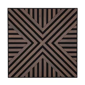 Akusztikus falpanel Deco VII dió hatású 60x60x1,8 cm