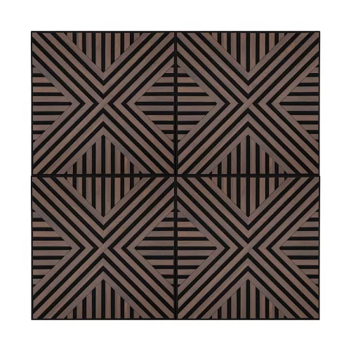 Akusztikus falpanel Deco VII dió hatású 60x60x1,8 cm