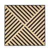 Akusztikus falpanel Deco VIII bambusz hatású 60x60x1,8 cm
