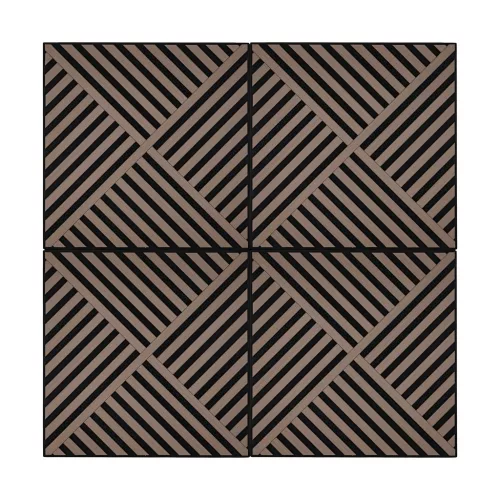 Akusztikus falpanel Deco VIII olajos tölgy hatású 60x60x1,8 cm
