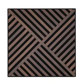 Akusztikus falpanel Deco VIII dió hatású 60x60x1,8 cm