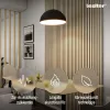 Akusztikus falpanel Deco IX bambusz hatású 60x60x1,8 cm