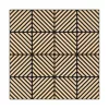 Akusztikus falpanel Deco IX bambusz hatású 60x60x1,8 cm