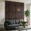 Akusztikus falpanel Deco IX olajos tölgy hatású 60x60x1,8 cm