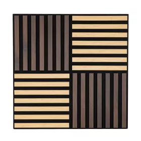 Akusztikus falpanel Deco X bambusz hatású 60x60x1,8 cm