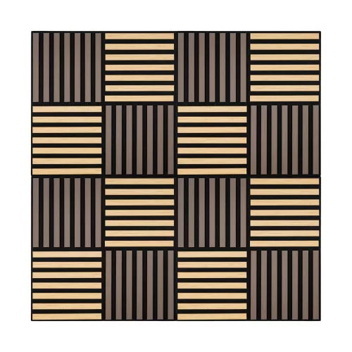 Akusztikus falpanel Deco X olajos tölgy hatású 60x60x1,8 cm