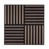 Akusztikus falpanel Deco X dió hatású 60x60x1,8 cm