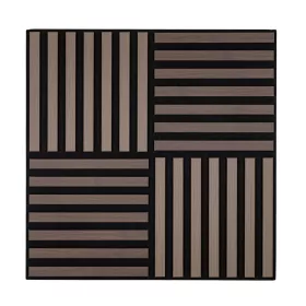 Akusztikus falpanel Deco X dió hatású 60x60x1,8 cm