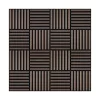 Akusztikus falpanel Deco X dió hatású 60x60x1,8 cm