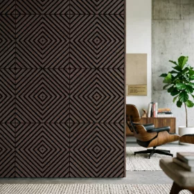   Akusztikus falpanel Deco XI olajos tölgy hatású 60x60x1,8 cm
