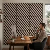 Akusztikus falpanel Deco III olajos tölgy hatású 60x60x1,8 cm