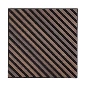 Akusztikus falpanel Deco III dió hatású 60x60x1,8 cm
