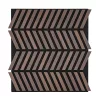 Akusztikus falpanel Deco XII dió hatású 60x60x1,8 cm
